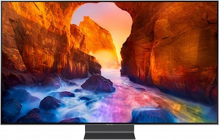 Телевизор Samsung 55 серия 9 4K Smart QLED TV 2019 Q90R серебряный"