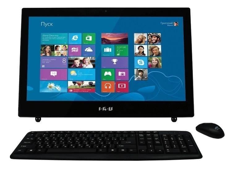 Моноблок IRU L1801, Intel Celeron 1037U, 4Гб, 500 Гб, Intel HD Graphics, DVD-RW, Windows 8.1, черный