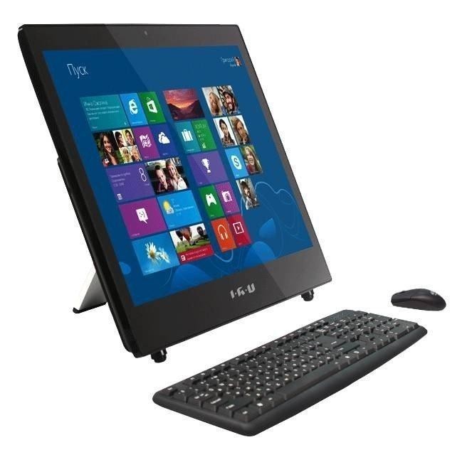 Моноблок IRU L1801, Intel Celeron 1037U, 4Гб, 500 Гб, Intel HD Graphics, DVD-RW, Windows 8.1, черный