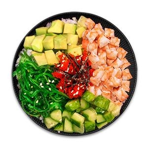 Поке с креветками