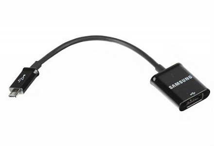 Переходник Samsung microUSB-USB черный