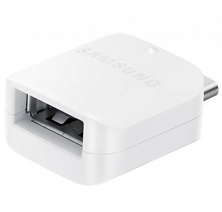 Переходник Samsung OTG USB Type-C на USB белый