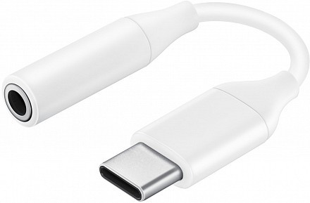 Переходник Samsung USB Type-C для наушников 3.5 мм белый