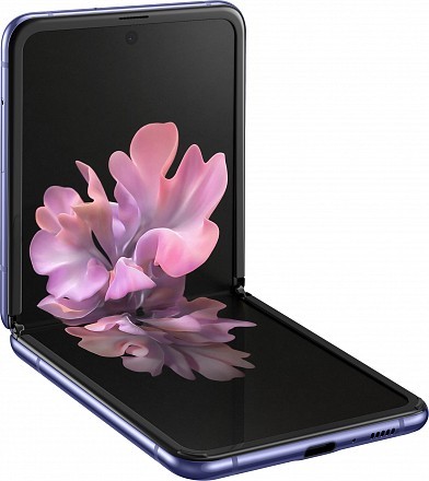 Смартфон Samsung Galaxy Z Flip 256 ГБ сияющий аметист